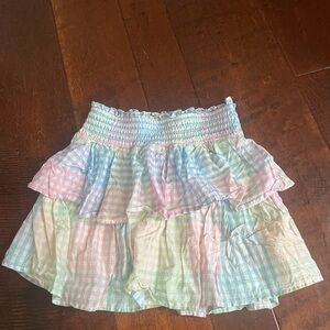 Target Gingham Ruffle Skirt